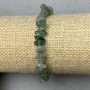 Jade chip bracelet, 7–13x3–5mm ±, length 18cm ±, stretch