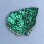 Souvenir stone slab with natural malachite 85x66x10 mm ± weight 136 g
