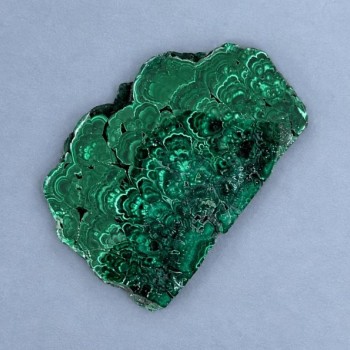 Souvenir plaque made of natural stone Malachite 103x69x10 mm ± weight 208 g
