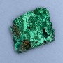 Souvenir stone slab made of natural malachite Malachite 70x61x10 mm ± weight 130 g