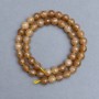 Citrine faceted round bead, diameter 8mm+-, length 38cm+