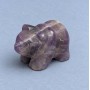Amethyst natural stone panda souvenir figurine 40x25x22 mm+