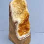 Citrine druzy natural stone souvenir, dimensions ~144×74×62 mm ±, weight ~867 g