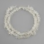 Adularia chip beads, diameter 7–9x2–5mm ±, length 40cm +