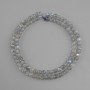 Labradorite beads smooth round bead, diameter 4mm +/-, thread length 39cm +/-