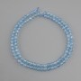 Topaz beads faceted round bead, diameter 4mm +/-, length 39cm +/-
