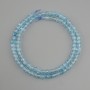 Topaz faceted cube beads, diameter 4.5×4.5 mm+-, length 39 cm+-