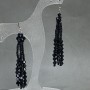 Earrings Czech crystal, length 90mm +