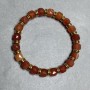 Jade bracelet Mòshan faceted cube 7mm±, length 18cm± stretch