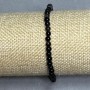 Agate bead bracelet, bead diameter 4mm ±, length 18cm ± stretch