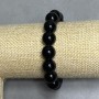 Agate bead bracelet, bead diameter 12mm +/- , length 18cm +/- stretch