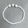 Agate bead bracelet 4.5–8 mm+- , length 18 cm +- stretch