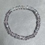 Swarovski-style beaded bracelet 6×4mm+- Czech crystal 6×5mm+-, length 18cm +- stretch
