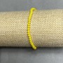 Bracelet Czech crystal faceted rondelle 3x2, 5mm +/-, length 18cm +/- stretch