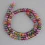 Tourmaline rondelle beads, diameter 8x5mm +/-, strand length 38cm +/-