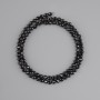 Tourmaline beads faceted round bead, diameter 4mm +/-, length 38cm +/-