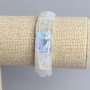 Adularia bracelet, smooth link, diameter 16×16–17 mm ±, length 18 cm ± stretch