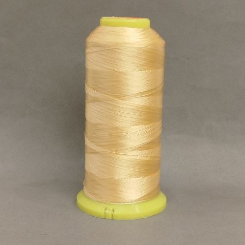 Nylon thread on a spool, 0.3 mm diameter for crafts, 500 m, yellow