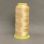 Nylon thread on a spool, 0.3 mm diameter for crafts, 500 m, yellow