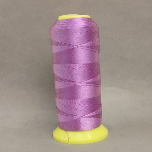 Lavender nylon thread on a spool, 0.3 mm diameter, for crafts, 500 m