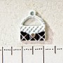 Jewellery Findings Lady's Handbag Pendant 15mm, Pack of 5