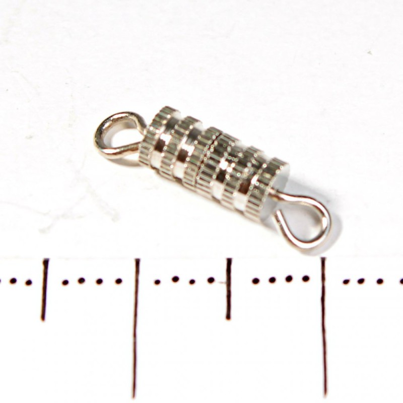 Screw Clasp for Beads and Bracelets, Pack of 15pcs