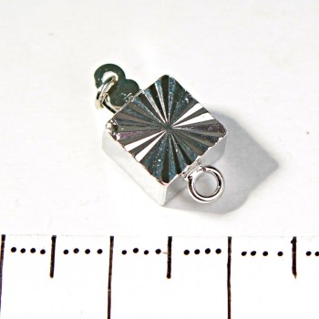 (18 mm) Square Bracelet Clasp with Fixer
