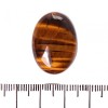Cabochon Tiger's Eye Findings 25×18mm