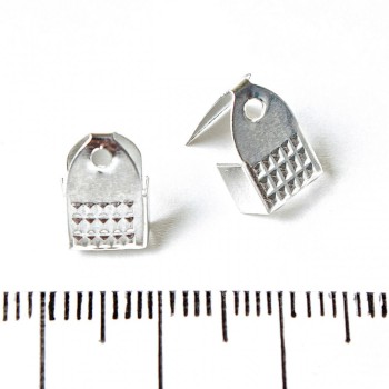 Cord End Crimps, pack of 30pcs, 7x14mm