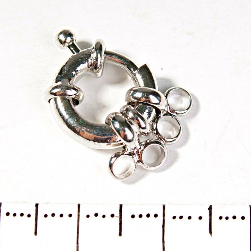 Bead and Bracelet Clasps Double-Strand Hoop Clasp