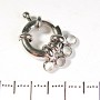 Bead and Bracelet Clasps Double-Strand Hoop Clasp