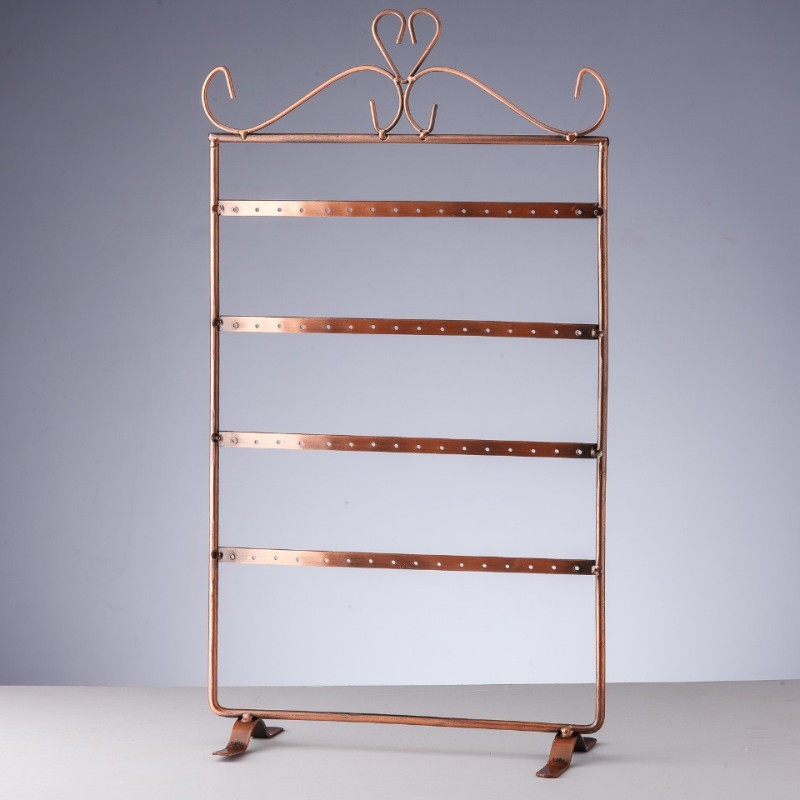 Jewellery Stand Earring Hanger 4 Tiers Copper 37x20cm