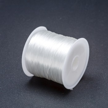 Craft Elastic Thread Bobbin White