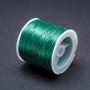 Craft elastic cord on a spool Green, length 30m+