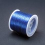 Elastic Cord for Crafts Bobbin Blue, 30 m+ length