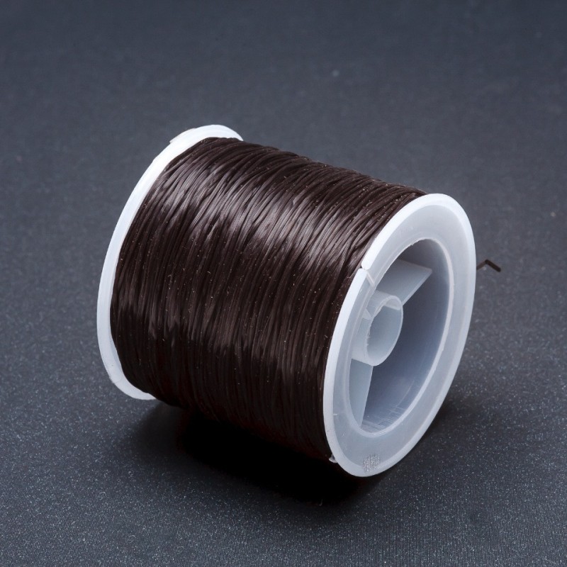 Craft elastic cord on spool Black, 30m+