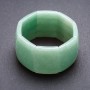 Elite Jade Bracelet on Elastic Rectangular links 4x2, 8cm