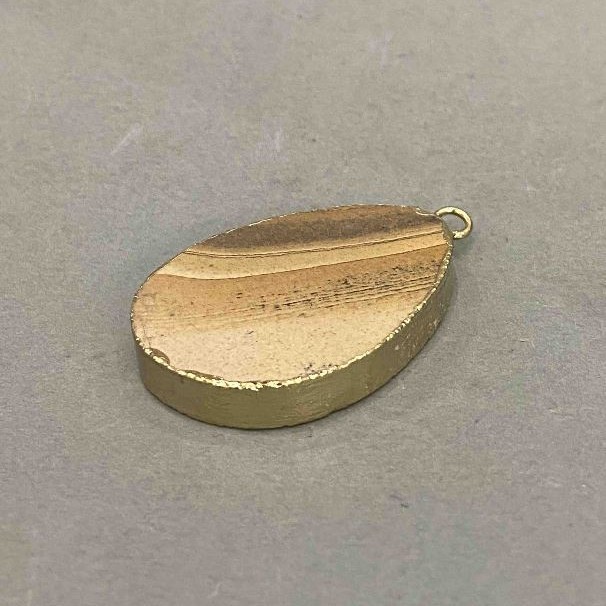 Pendant of Landscape Jasper cut 4.5×3.3 cm