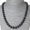 Shungite Beads (unit), 10mm diameter, 50cm length
