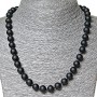 Shungite Beads (unit), 10mm diameter, 50cm length