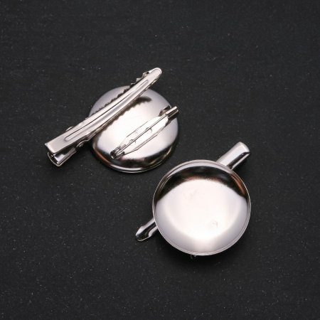 Price per pack /10 pcs. 23 mm Metal Brooch Base