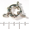 Bobbin bead clasp for a single strand, large 12mm