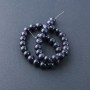 Natural Stone Beads on String Aventurine Blue Sand Cairo Night, 10mm diameter, 36cm