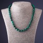 Malachite (Pressed) Necklace, 10mm Diameter, 45cm Length