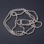 Price per set /10 pcs. Token chain for costume jewellery, length 60 cm, diameter 2.5 mm