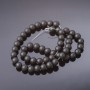 Shungite Beads Smooth Round 8mm on Thread (Piece), 37cm