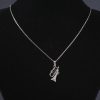 Pendant on Chain Tube, length 55cm, tube length 3 cm