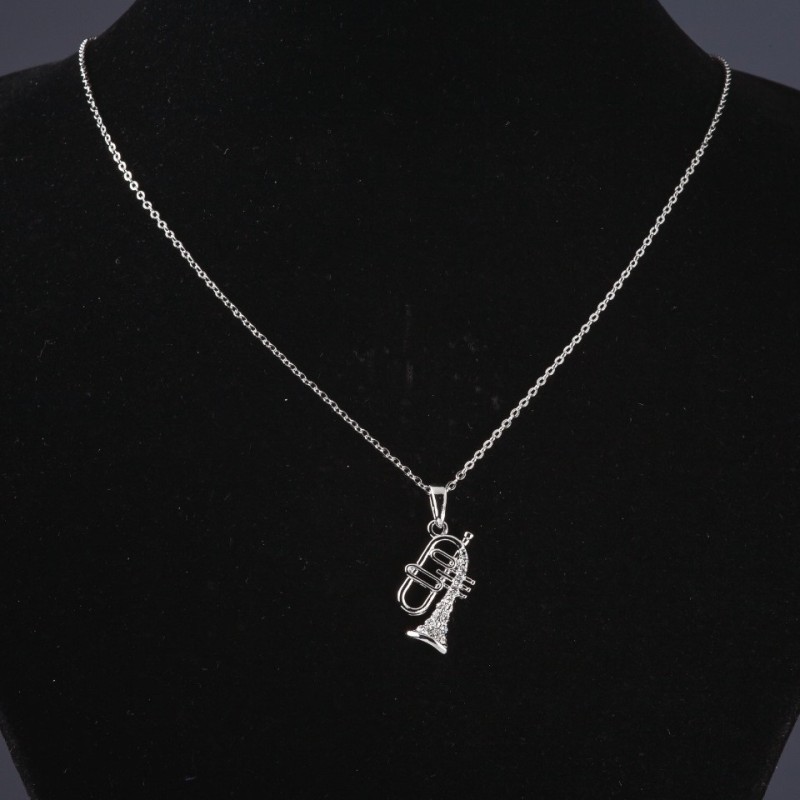 Pendant on Chain Tube, length 55cm, tube length 3 cm