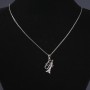 Pendant on Chain Tube, length 55cm, tube length 3 cm
