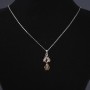 Pendant on chain Ladybird, length 55cm, pendant length 3.5 cm